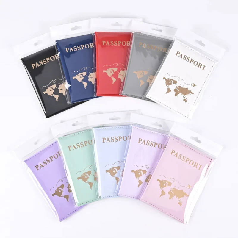 Women'S Accessories Wallet - Moda passaporte capa protetora padrão mundial