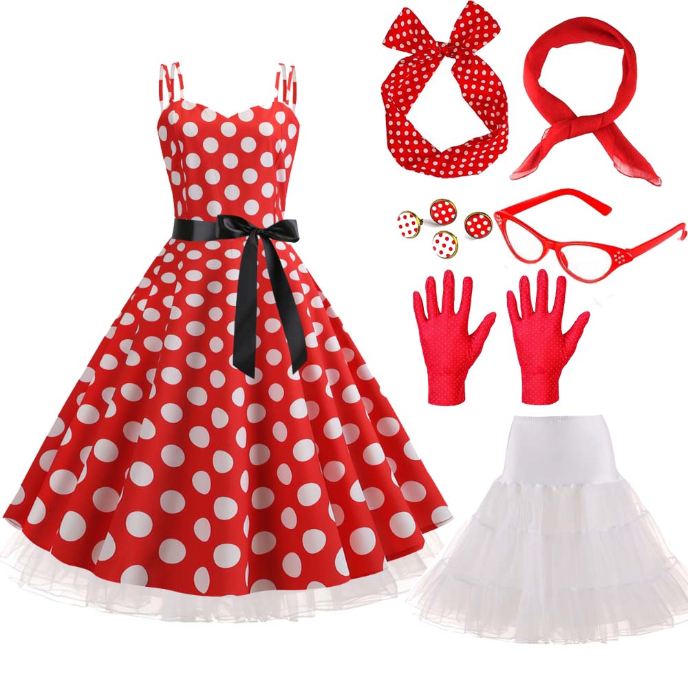 Women'S Accessories In The 1950S - Conjunto de fantasia de carnaval dos