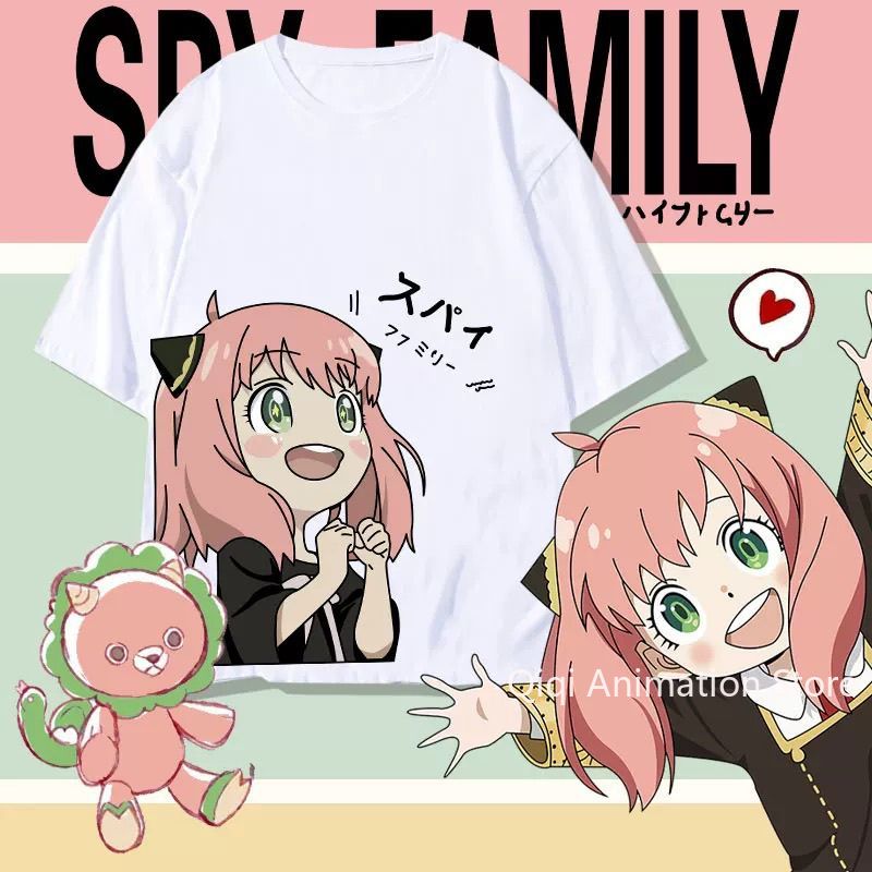 Women'S Clothing And Accessories - Camiseta de manga curta SPY×FAMILY Anime