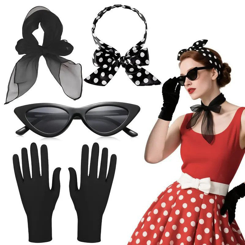 Women'S Accessories In The 1950S - Acessórios de Fantasia Retrô dos Anos