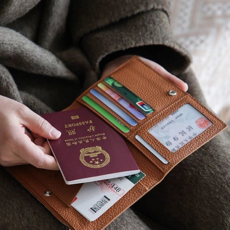 Capa de couro para passaporte, - Women'S Accessories Wallet avaliação e preço