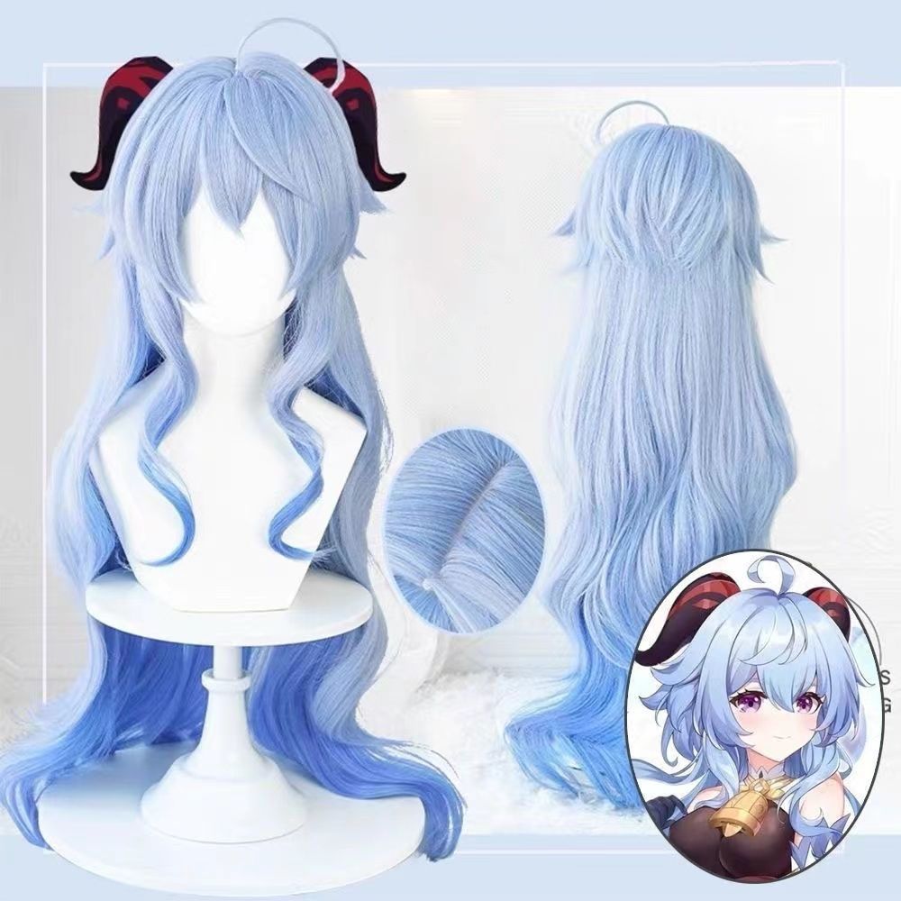 Peruca cosplay Ganyu pronta pa - Women'S Affordable Accessories avaliação e preço