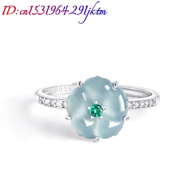 Anéis de Flor de Jadeíta Birma - Women Accessories To Gift avaliação e preço