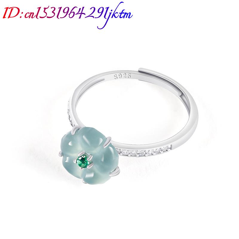 Anéis de Flor de Jadeíta Birma - Women Accessories To Gift avaliação e preço