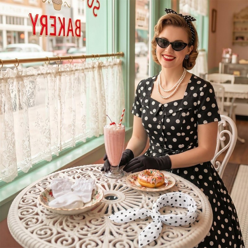Vestidos Vintage Elegantes dos - Women'S Accessories In The 1950S avaliação e preço