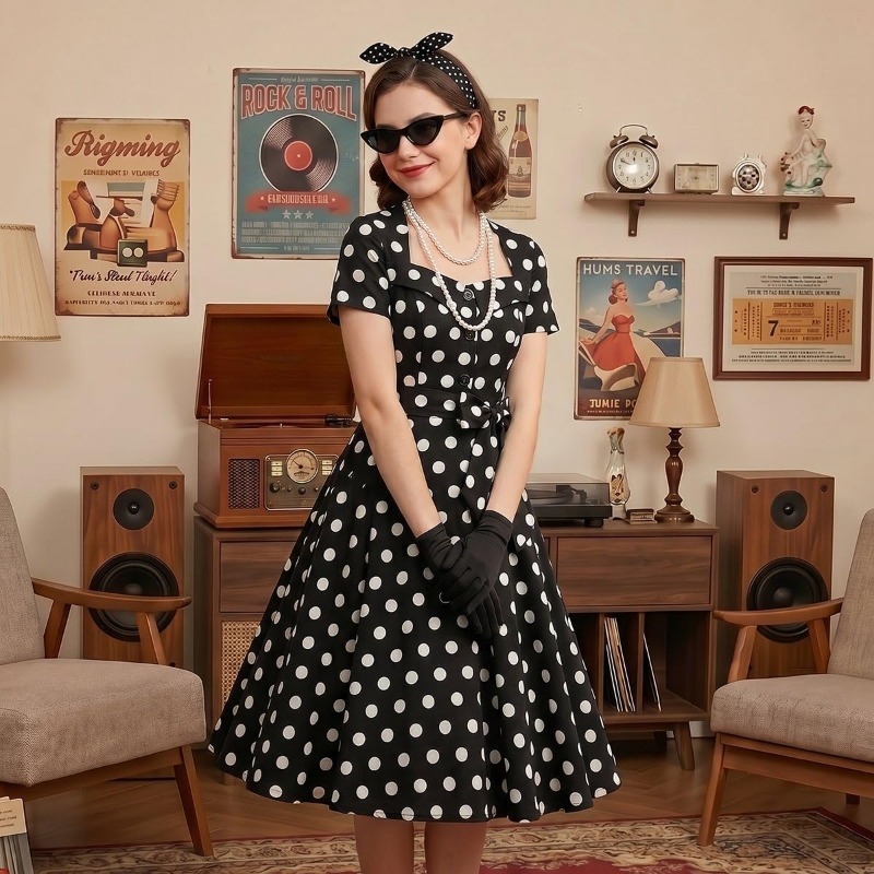 Vestidos Vintage Elegantes dos - Women'S Accessories In The 1950S avaliação e preço