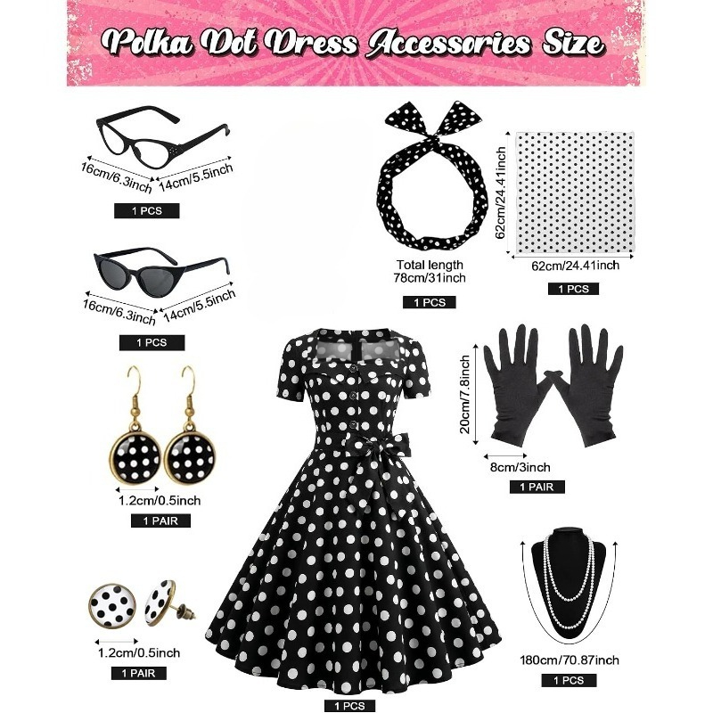 Vestidos Vintage Elegantes dos - Women'S Accessories In The 1950S avaliação e preço