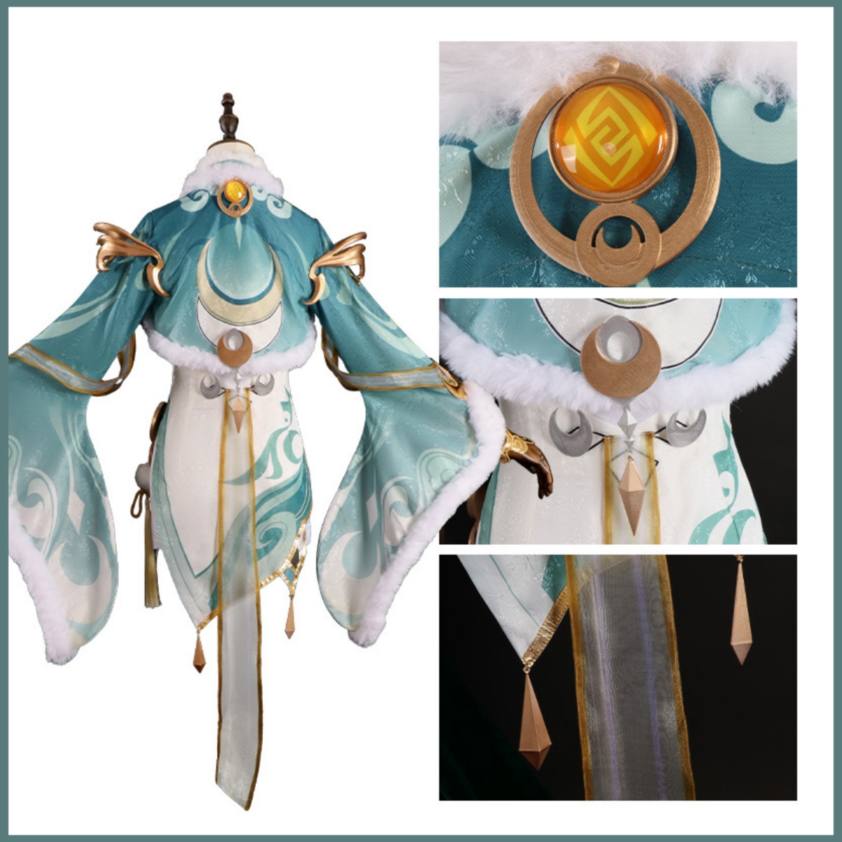 Fantasia de Cosplay Game Zibai - Women'S Clothing And Accessories avaliação e preço