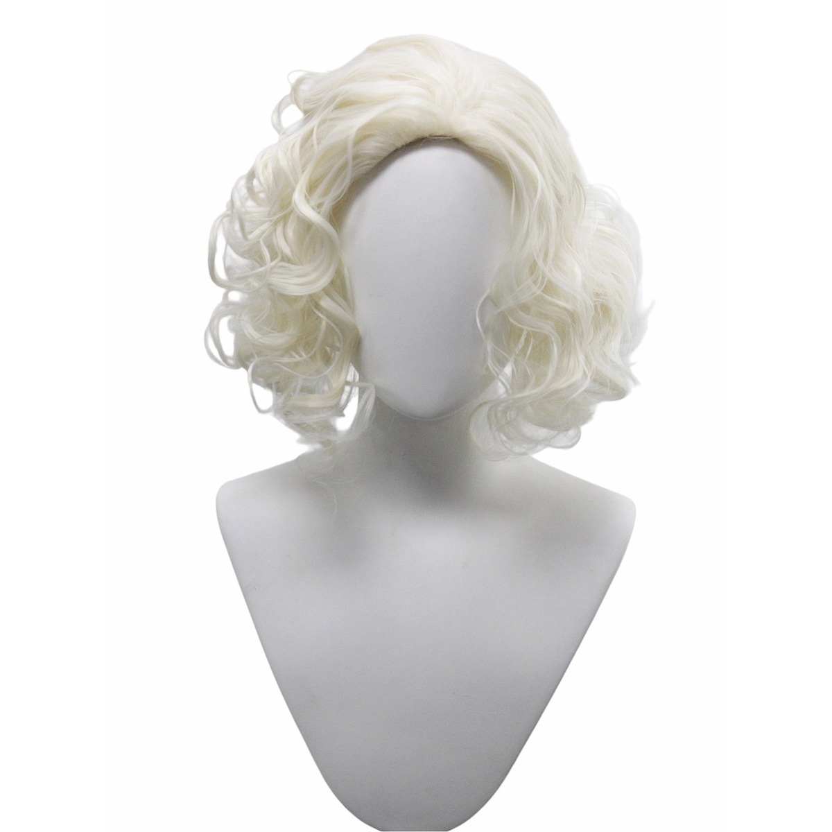 Peruca Loira Platina com Ondas - Women'S Accessories In The 1950S avaliação e preço