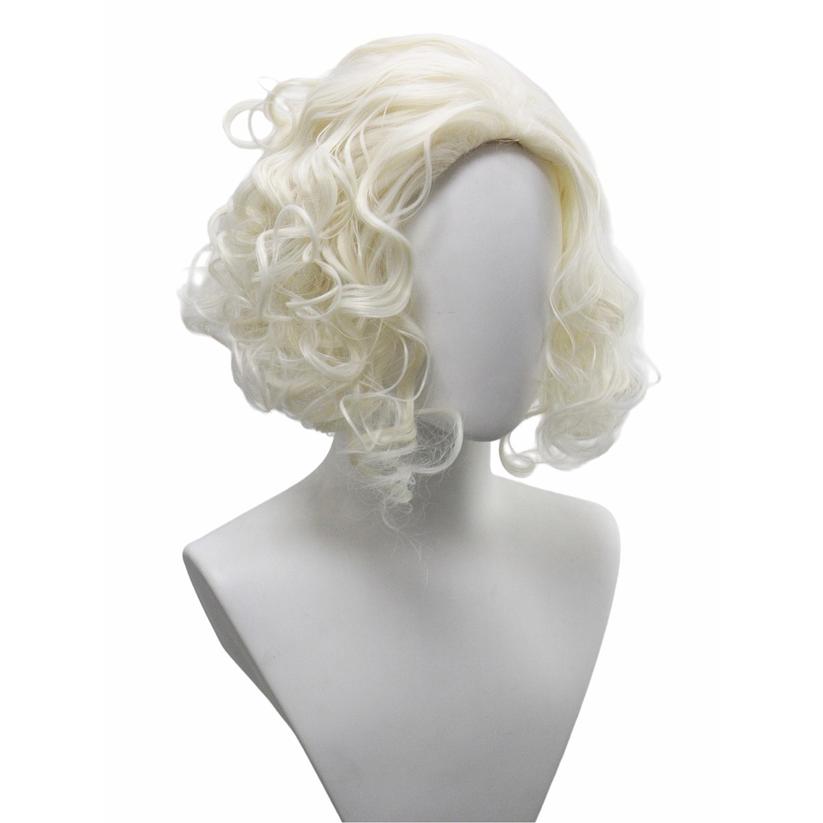 Peruca Loira Platina com Ondas - Women'S Accessories In The 1950S avaliação e preço