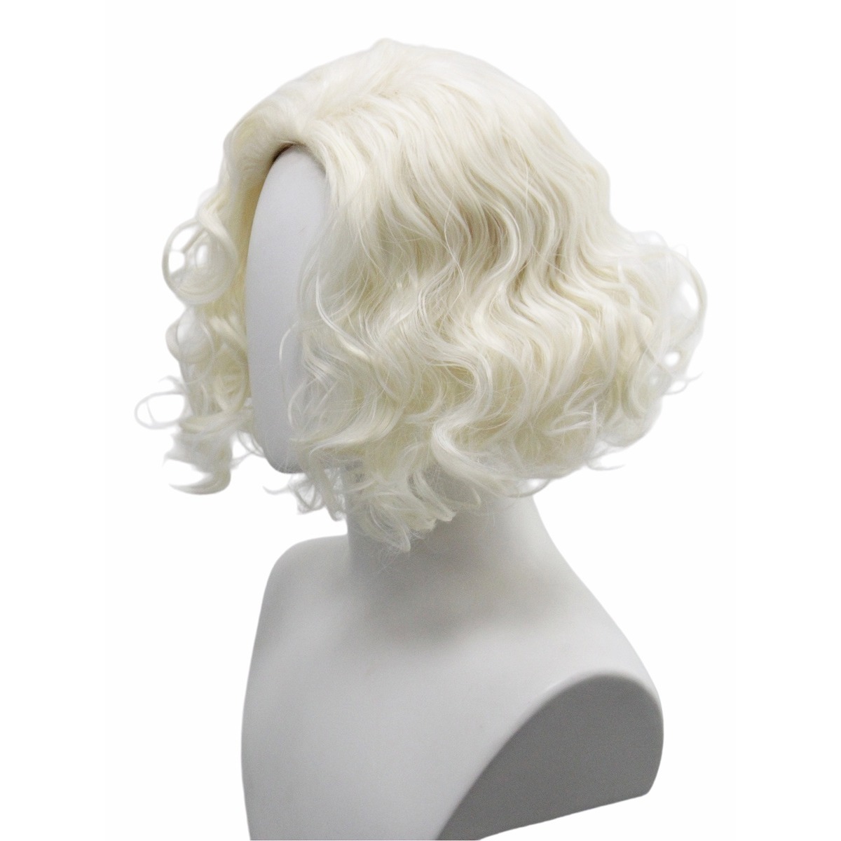 Peruca Loira Platina com Ondas - Women'S Accessories In The 1950S avaliação e preço