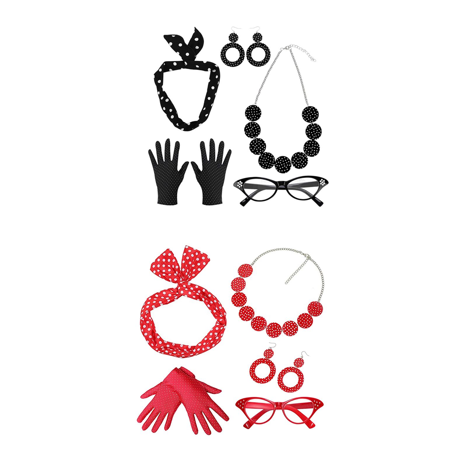 5 pacote 1950s conjunto de tra - Women'S Accessories In The 1950S avaliação e preço