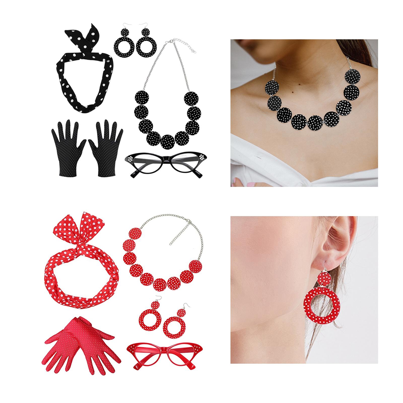 5 pacote 1950s conjunto de tra - Women'S Accessories In The 1950S avaliação e preço