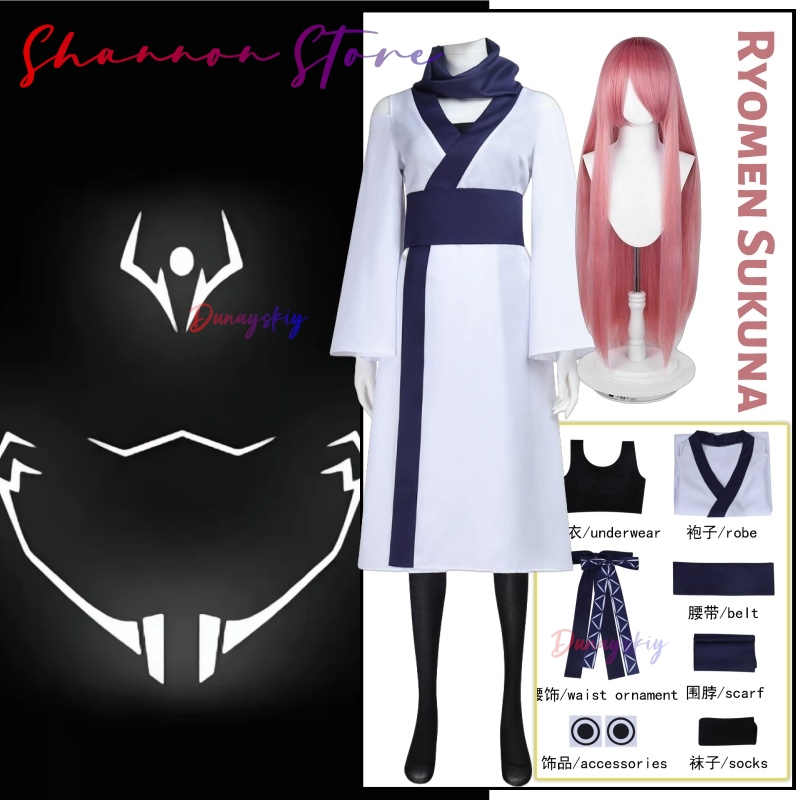 Ryomen Sukuna Cosplay ssississ - Women'S Clothing And Accessories avaliação e preço
