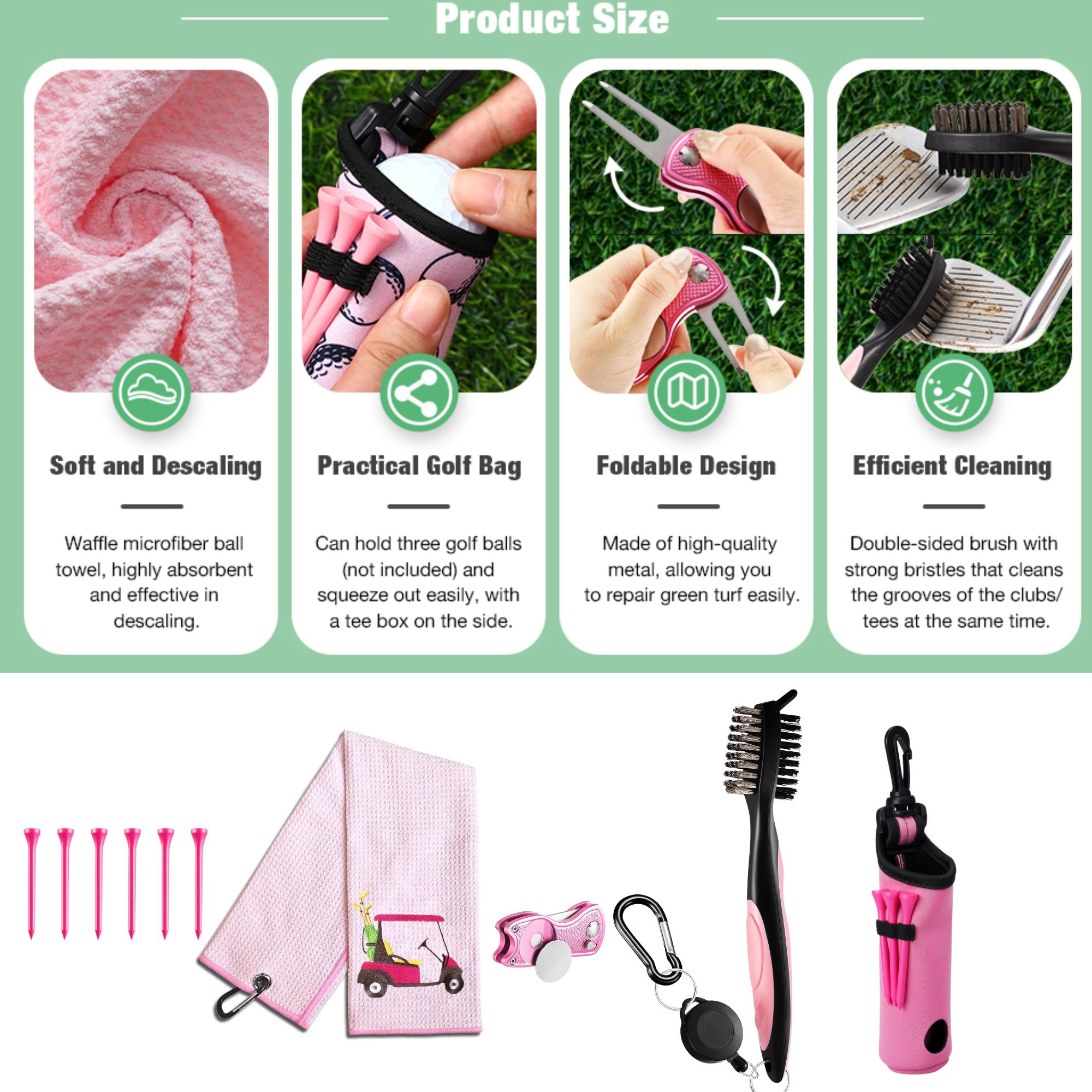 Kit de Acessórios de Golfe com - Women'S Golf Accessories avaliação e preço