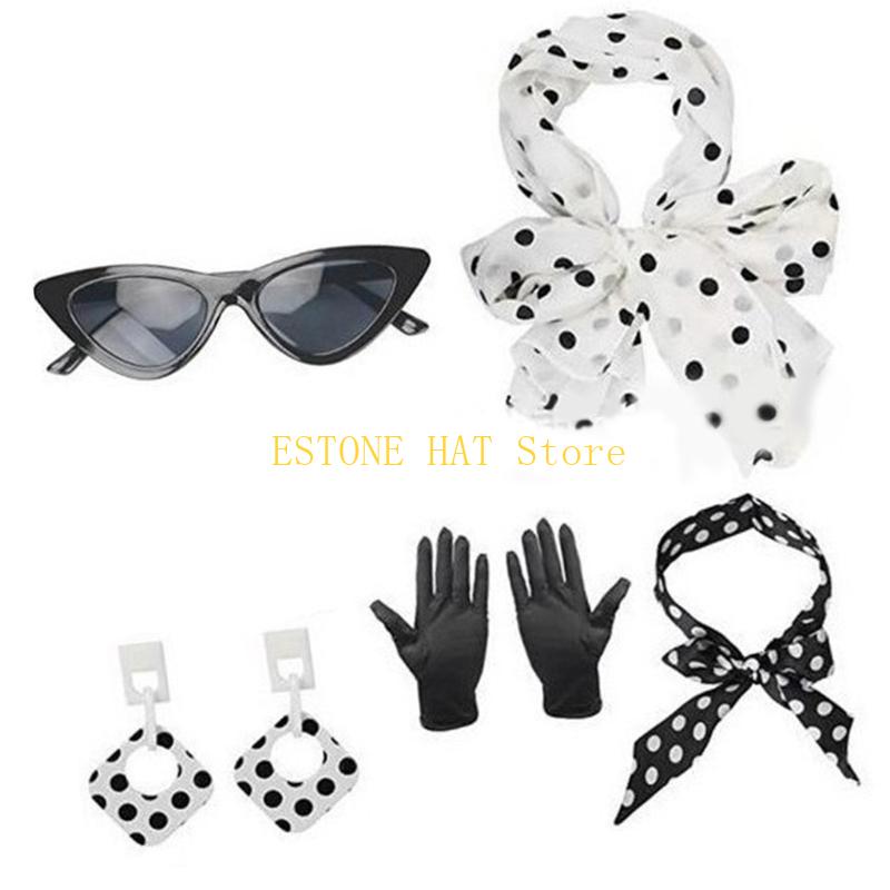 49MF Conjunto 5 peças acessóri - Women'S Accessories In The 1950S avaliação e preço