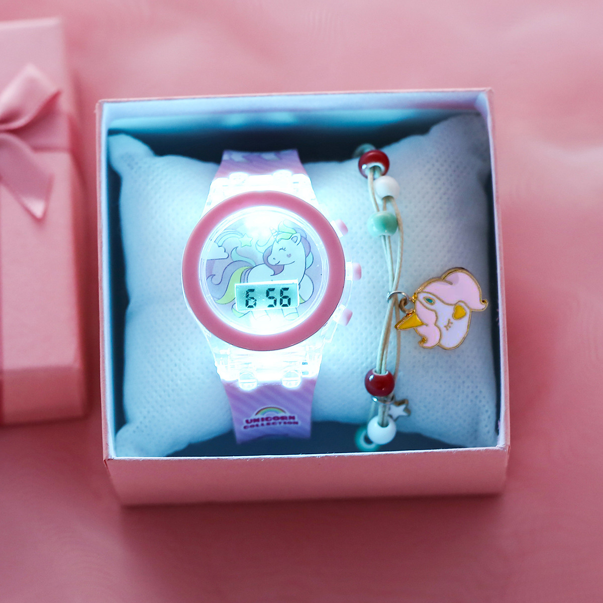 Unicórnio bonito meninas relóg - Women Accessories Display avaliação e preço