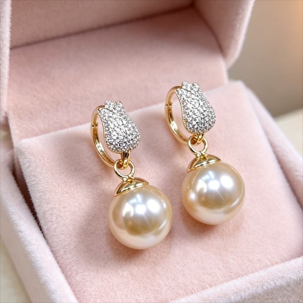 1 Par de Brincos de Pérola Sin - Women'S Affordable Accessories avaliação e preço