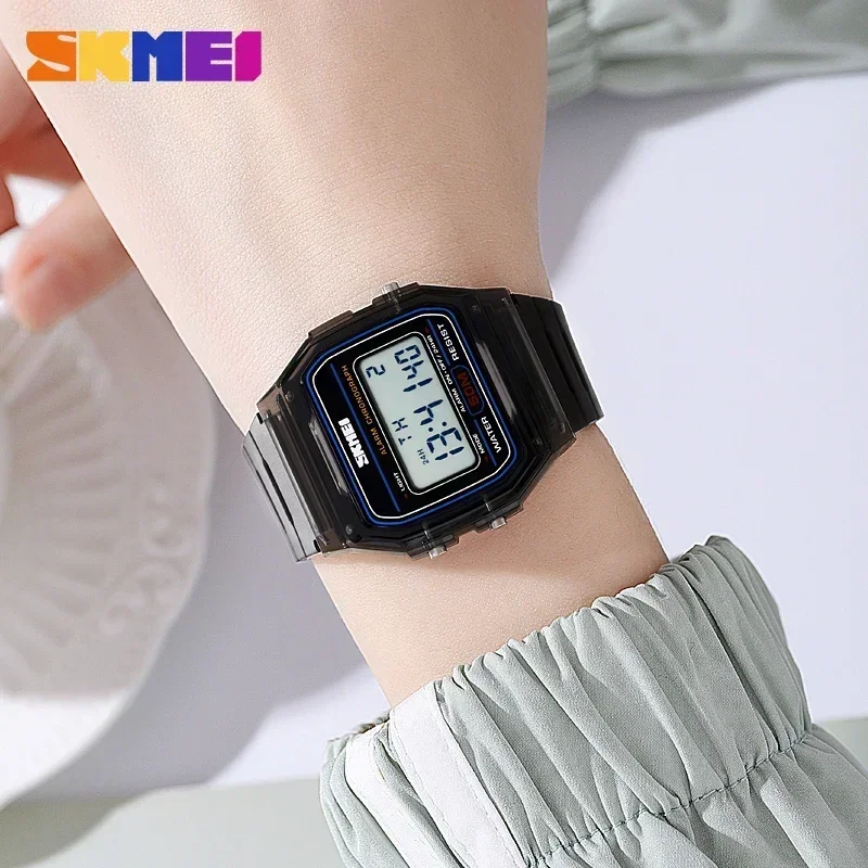 Skmei 2056 transparente tpu ci - Women Accessories Display avaliação e preço