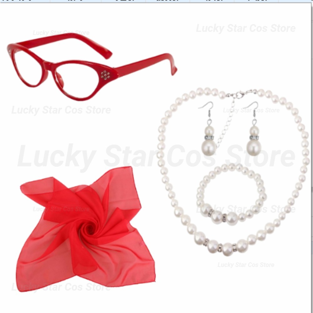 Acessórios de Fantasia Retrô d - Women'S Accessories In The 1950S avaliação e preço
