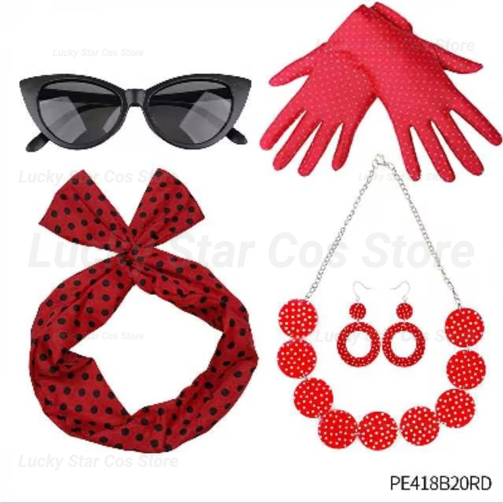 Acessórios de Fantasia Retrô d - Women'S Accessories In The 1950S avaliação e preço