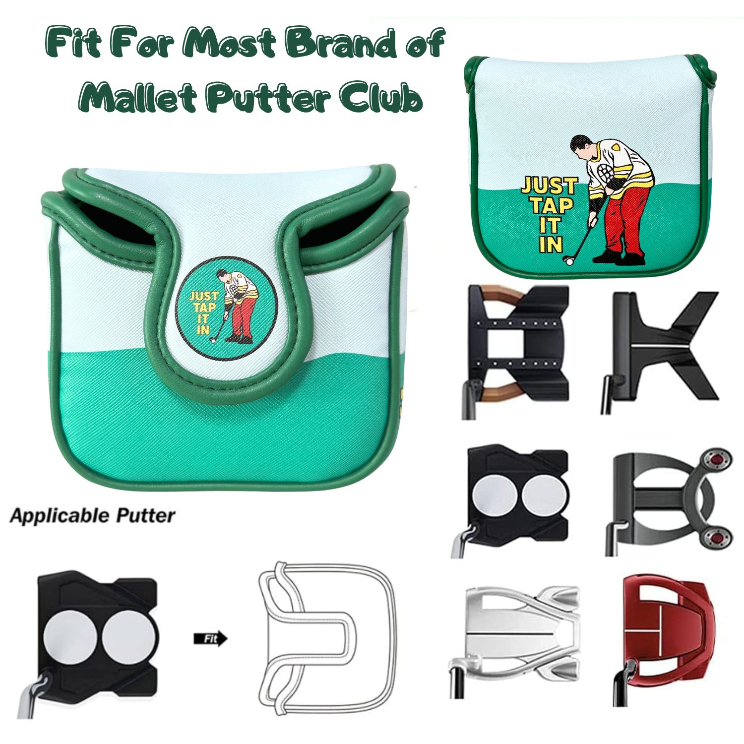 PU Leather Golf Putter Cover p - Women'S Golf Accessories avaliação e preço