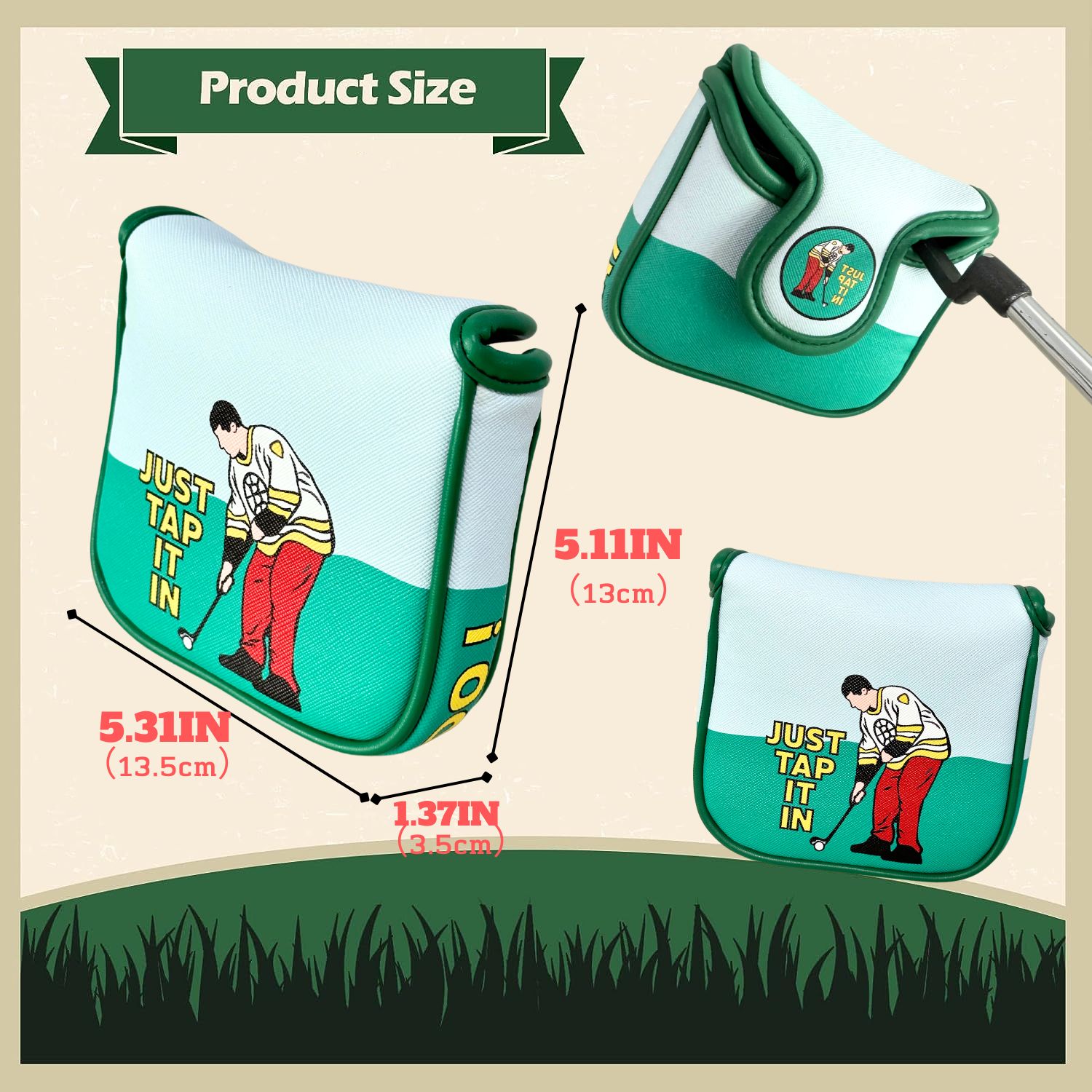 PU Leather Golf Putter Cover p - Women'S Golf Accessories avaliação e preço