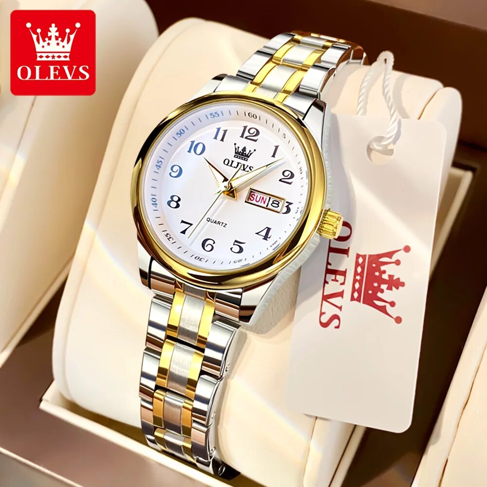 Olevs 5567 relógio de quartzo  - Women Accessories Display avaliação e preço