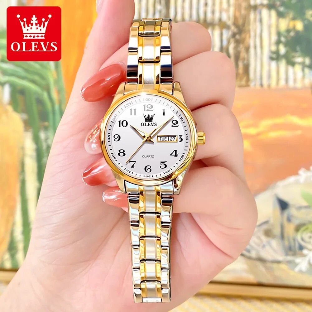 Olevs 5567 relógio de quartzo  - Women Accessories Display avaliação e preço