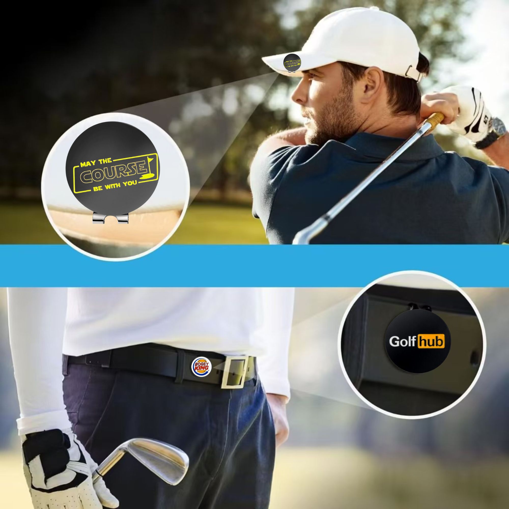 3 Marcadores de Bola de Golfe  - Women'S Golf Accessories avaliação e preço