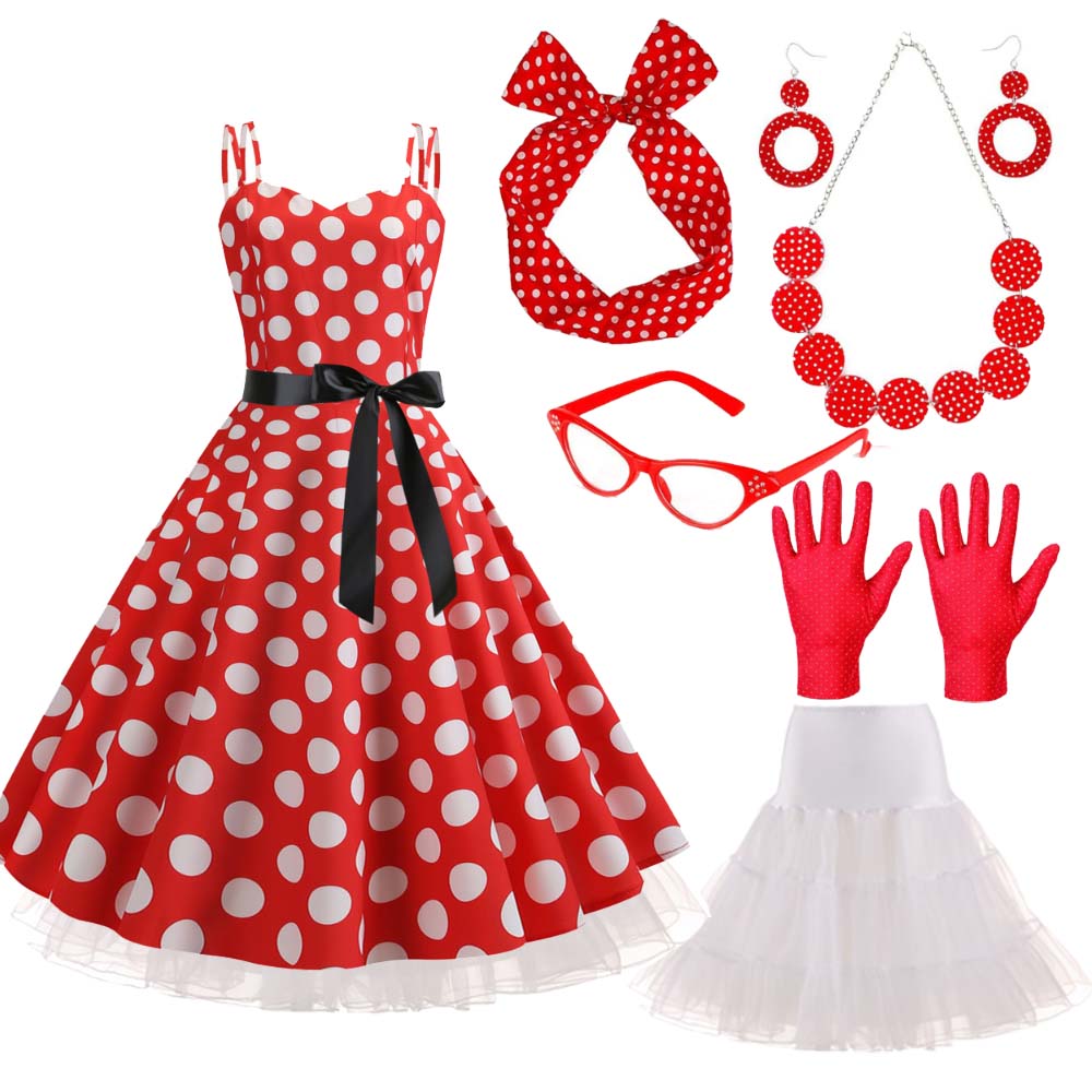 Conjunto de fantasia de carnav - Women'S Accessories In The 1950S avaliação e preço