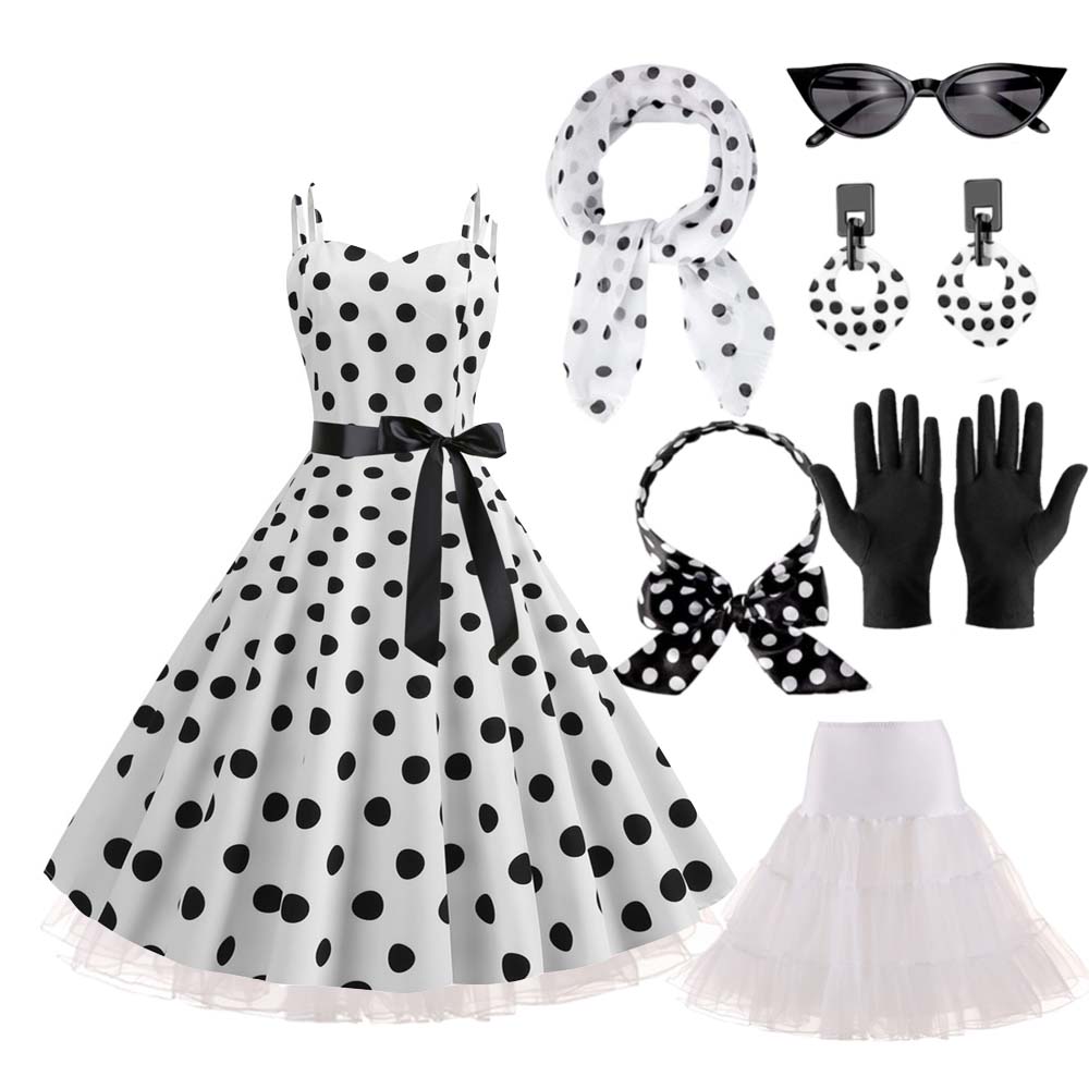 Conjunto de fantasia de carnav - Women'S Accessories In The 1950S avaliação e preço