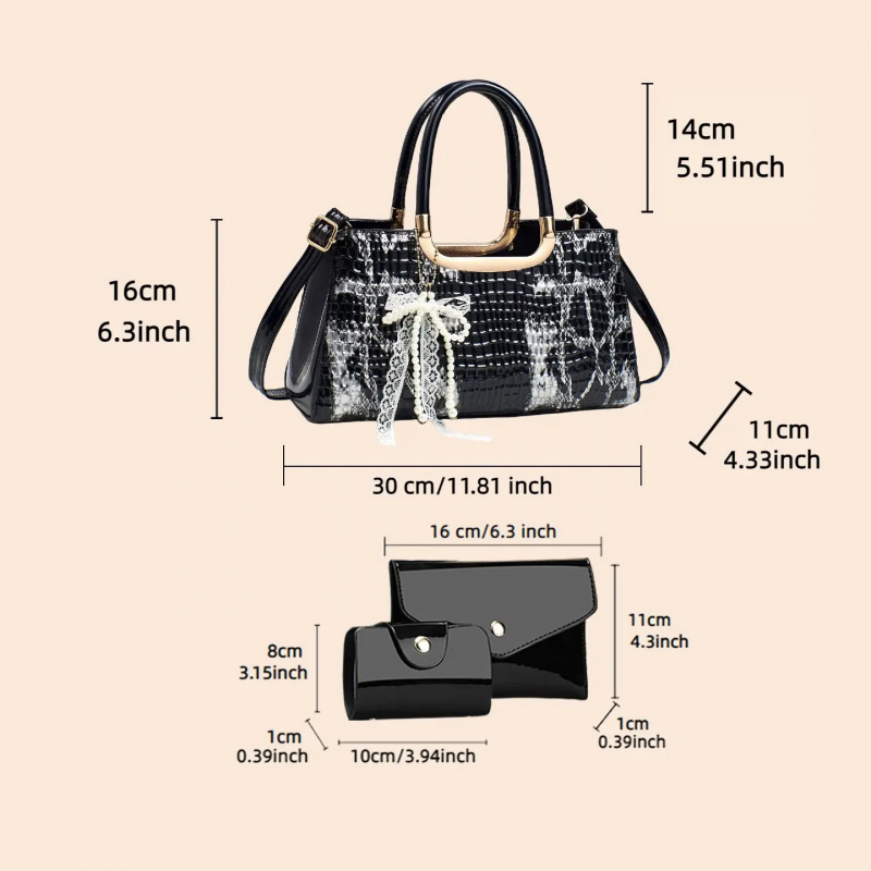 Conjunto de Bolsas Femininas,  - Women Accessories To Gift avaliação e preço