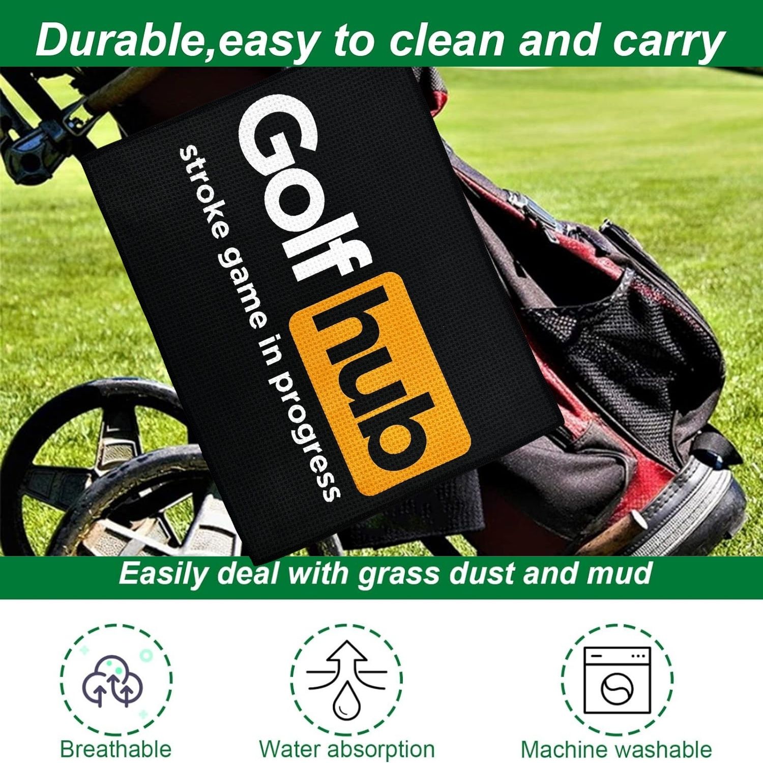 Toalha de golfe premium de mic - Women'S Golf Accessories avaliação e preço