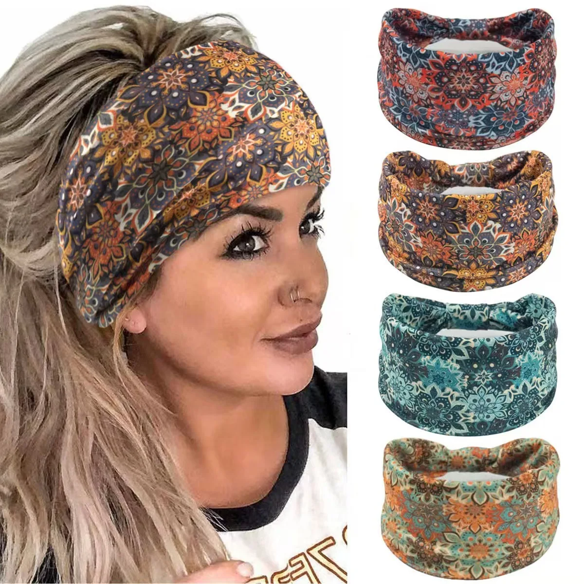 🌸 Tiara Boho Mandala Flor |    - Women'S Yoga Accessories avaliação e preço