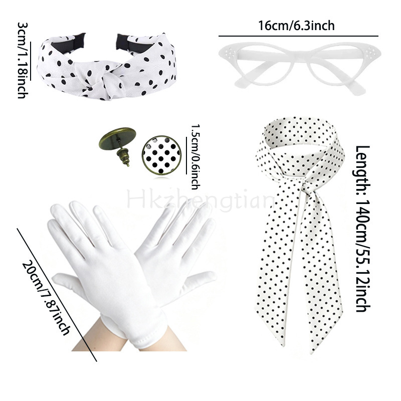 Kit de Acessórios Retrô Anos 5 - Women'S Accessories In The 1950S avaliação e preço