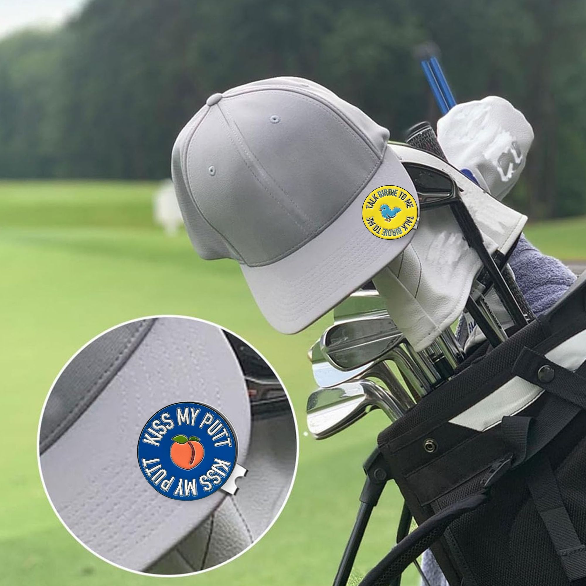 2 marcadores de golfe Talk Bir - Women'S Golf Accessories avaliação e preço
