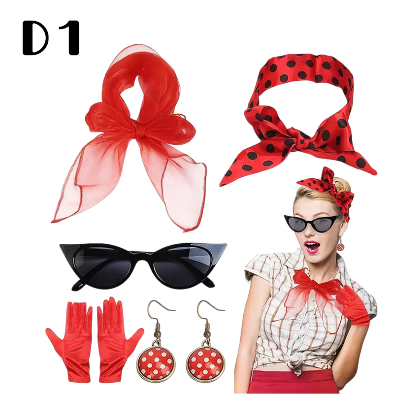 Acessórios de Fantasia Retrô d - Women'S Accessories In The 1950S avaliação e preço